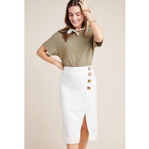 NWT Anthropologie Springtime Wrap Skirt - Picture 4 of 5